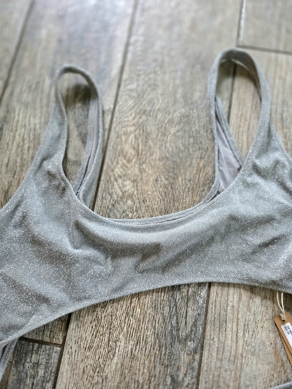 New Skims Shimmery Glitter Silver  Cutout Swimsuit Swim Sz 3x Plus Size Monokini